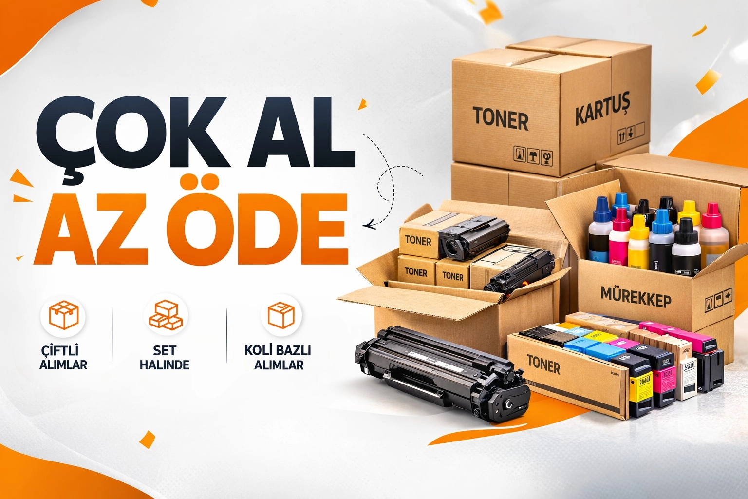 Uygun Fiyatlı Muadil Toner, Kartuş ve Mürekkep Satışı - Aynı Gün Kargo, %100 Uyum Garantisi, Kolay İade