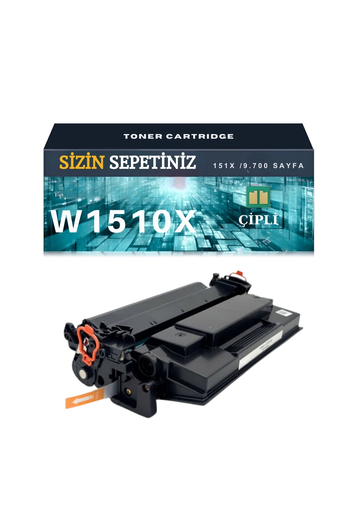 hp Laserjet Pro Mfp 4103FDW 151X W1510X Yüksek Kapasite Muadil Toner Çipli