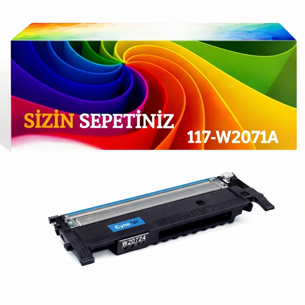 HP 117A W2071A Mavi Toner