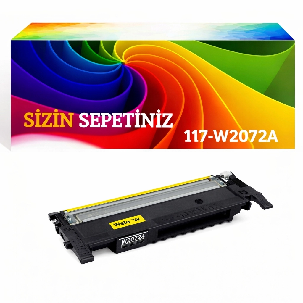HP 117A W2072A Sarı Toner