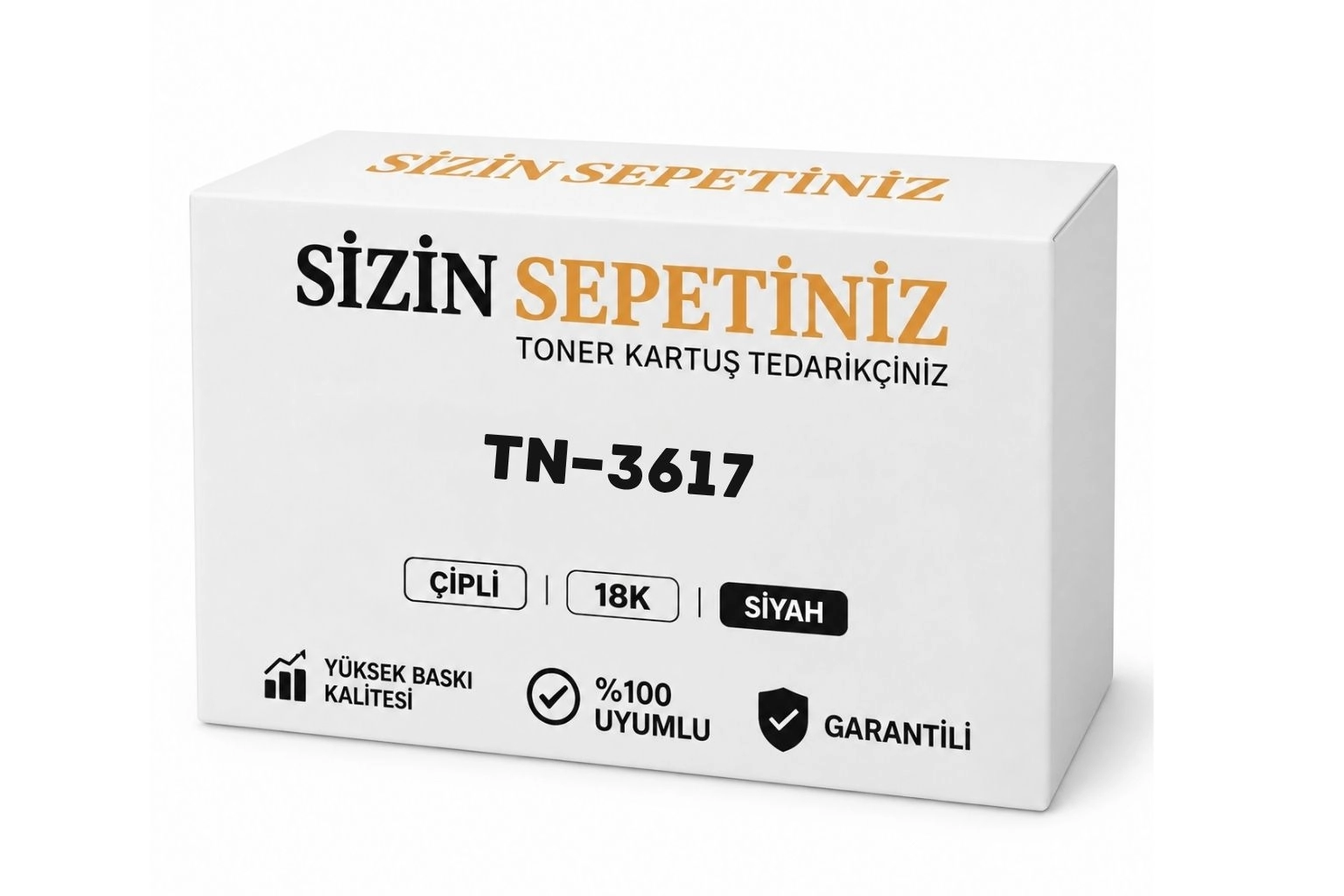 Brother TN3617 Çipli Muadil Toner 