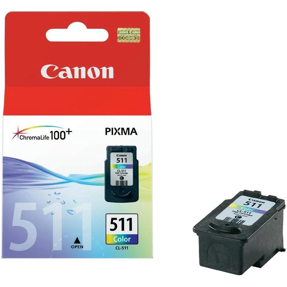 Canon CL-511 Renkli Orijinal Kartuş (MP250 / IP2700 / MX410 Uyumlu)