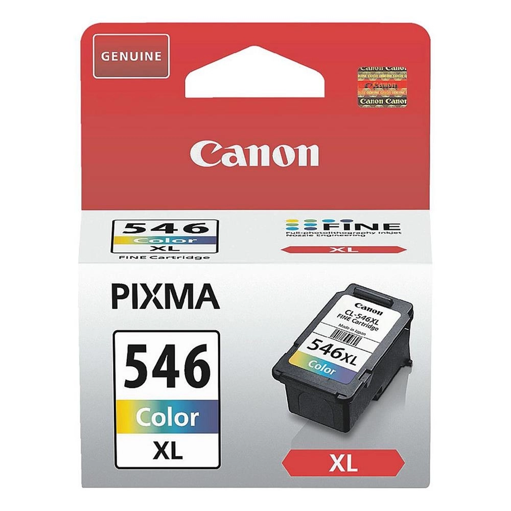 Canon CL-546XL Renkli Yüksek Kapasiteli Orijinal Kartuş (MG2450 / MG2550 Uyumlu)