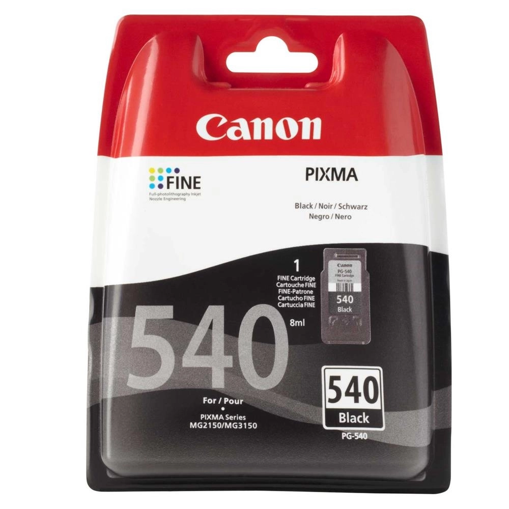Canon PG-540 Siyah Orijinal Kartuş (MG3650 / MG3550 / MX475 Uyumlu)