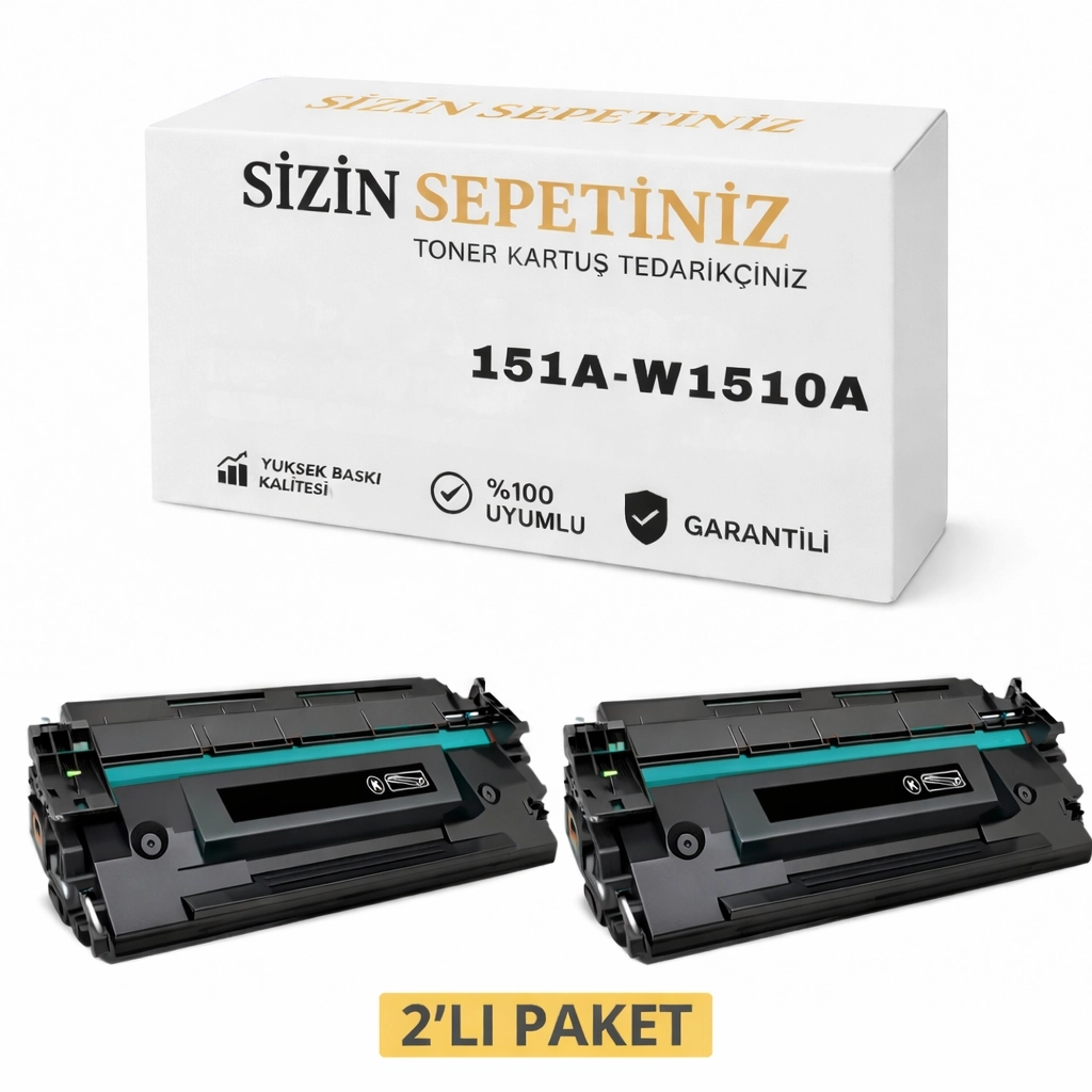 Hp LaserJet Pro 4003n Muadil Toner 2’li Avantaj Paket / W1510