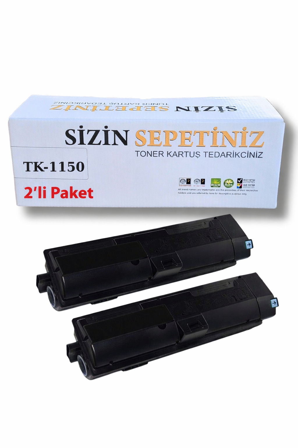 KYOCERA Tk-1150 Muadil Toner Pages 2adet M2135 M2135dn M2635 M2635dn M2635dw M2735dw P2235 Toner