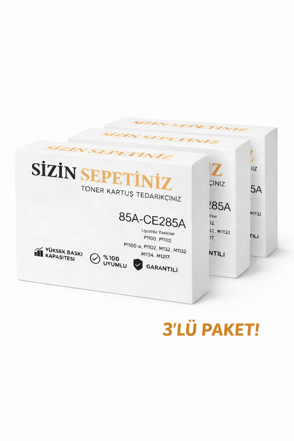 Hp 285A (85A) Laserjet Pro M1212 Muadil Sifir Toner (3 Adet)