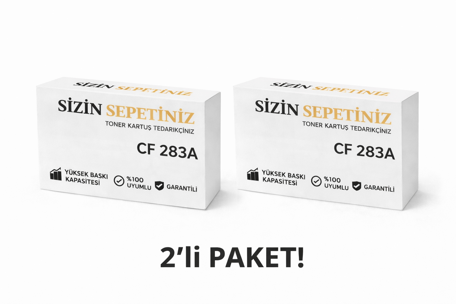 2 ADET HP CF283A (83A) HP M125 M127 M1’’28 M201 M225