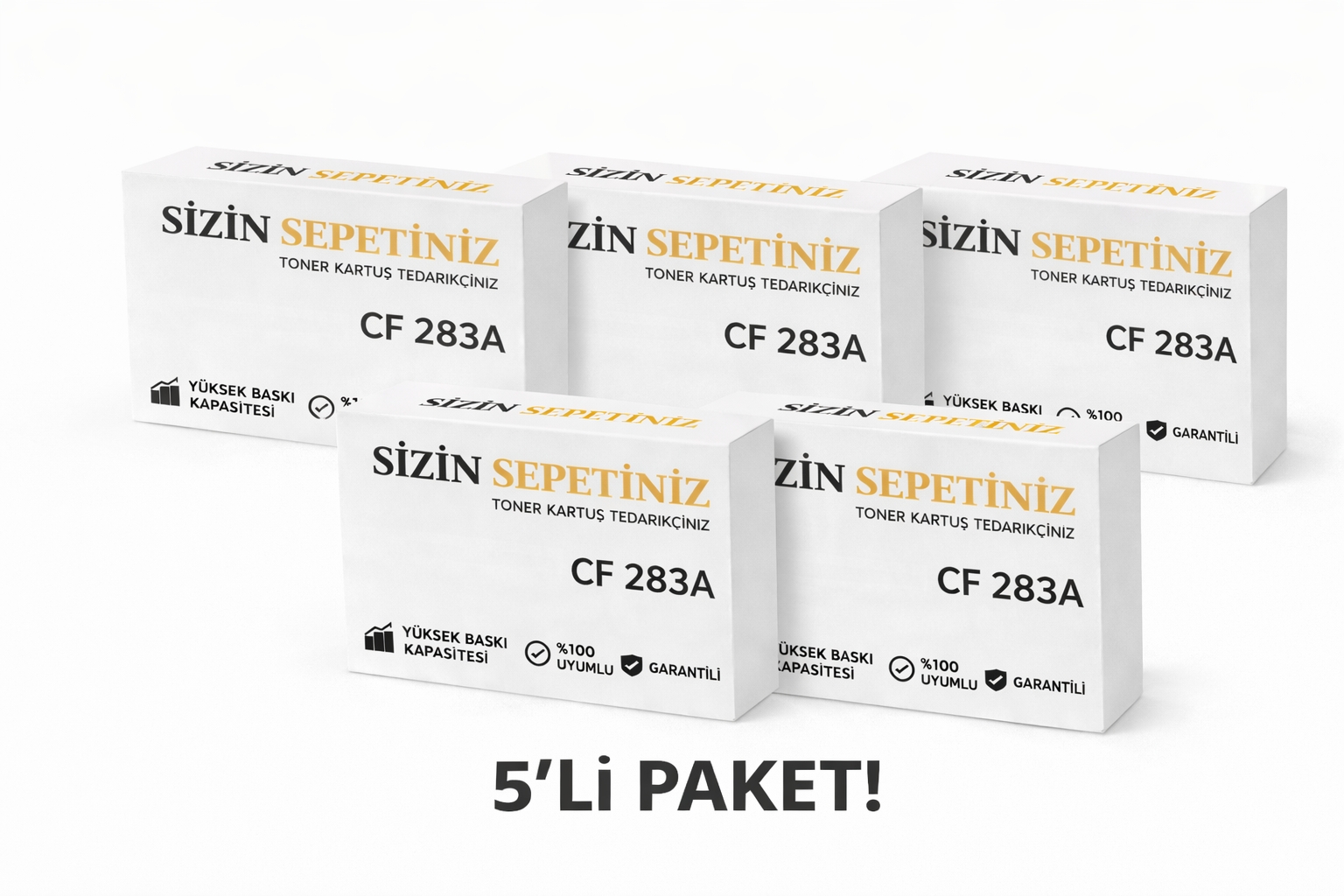 M127fp M127fw 5 Adet Muadil Toner 83a Cf283a