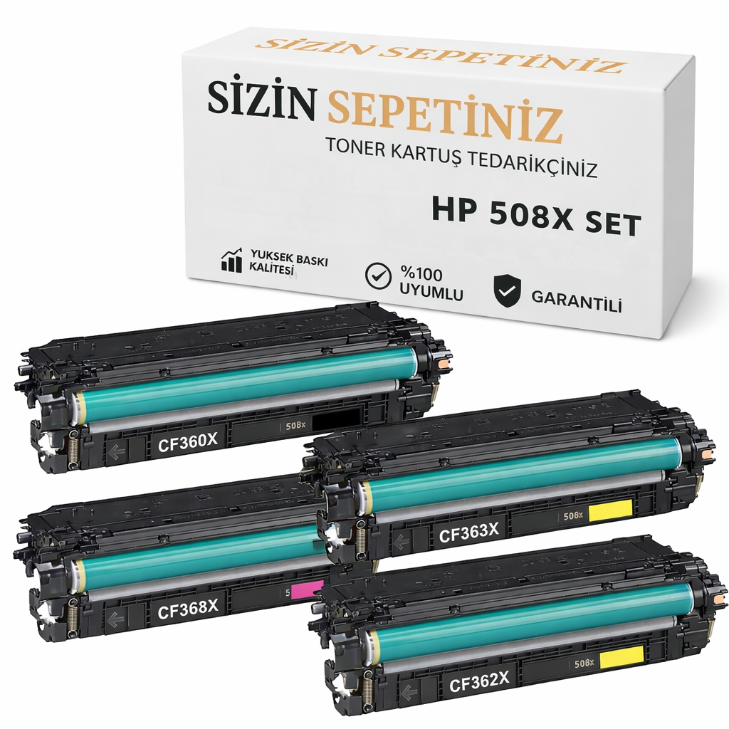 HP Colour LaserJet M552dn M553 M553dn M553n M553x MFP M577c MFP M577dn Mfp M577f Set Cf360x Serisi
