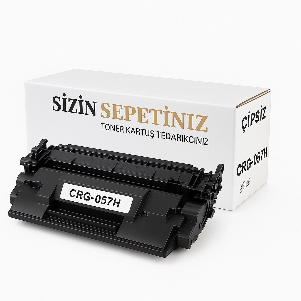 Canon Crg-057H Chipsiz Siyah Muadil Toner Yuksek Kapasiteli