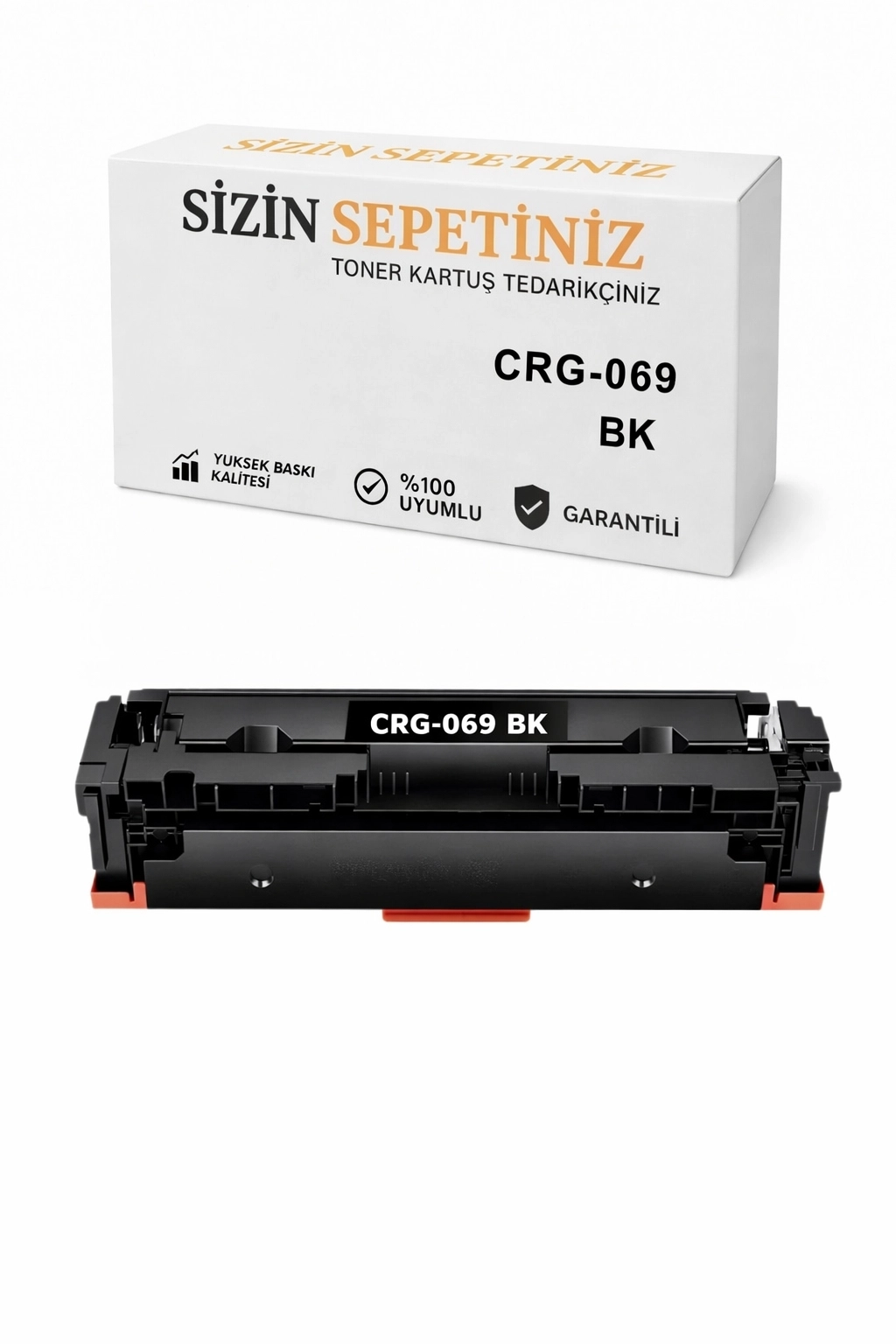 Canon i-SENSYS LBP673Cdw İçin CRG069 Siyah ÇİPSİZ Muadil Toner