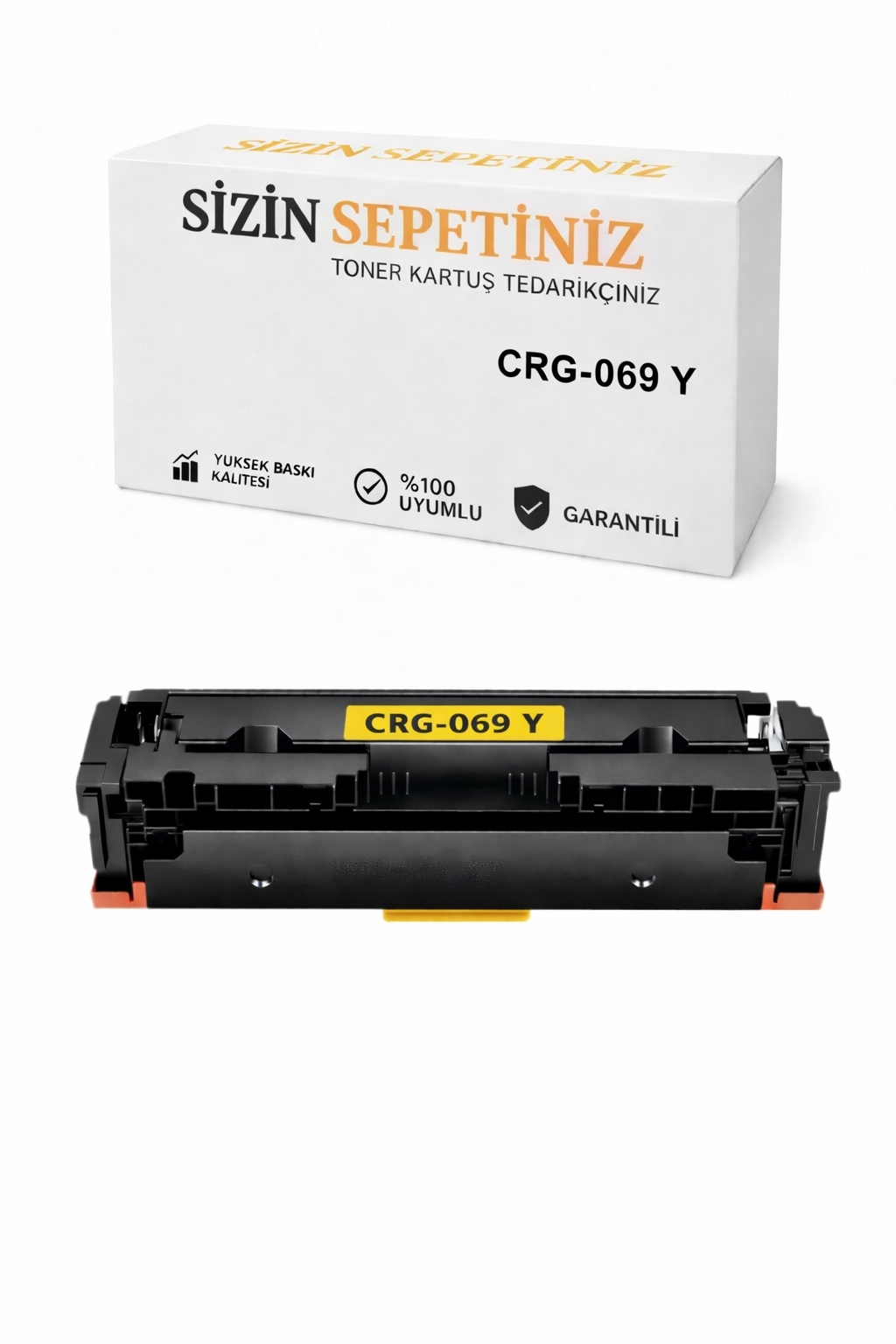 CRG-069 Canon i-Sensys LBP-664Cx Muadil Toner Sarı Chipsiz 2100syf