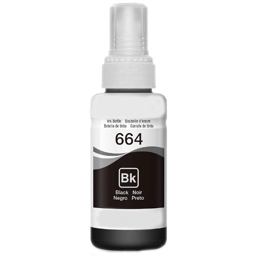 Refill Epson 664 Muadil Mürekkep Siyah L100/L200/L300/L455/L1300