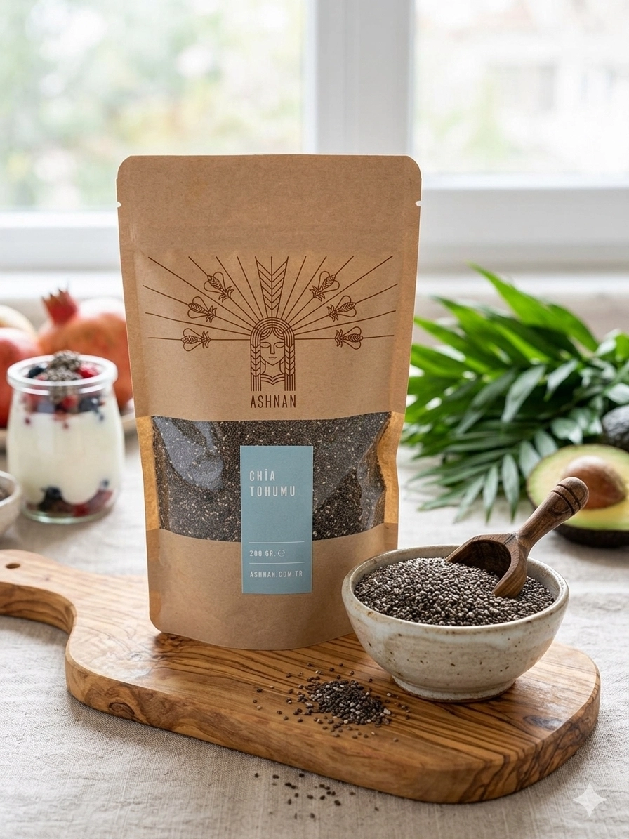 Ashnan Glutensiz Chia Tohumu 200g