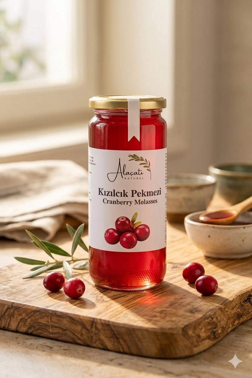 Alaçatı Naturel Kızılcık Pekmezi 640 g