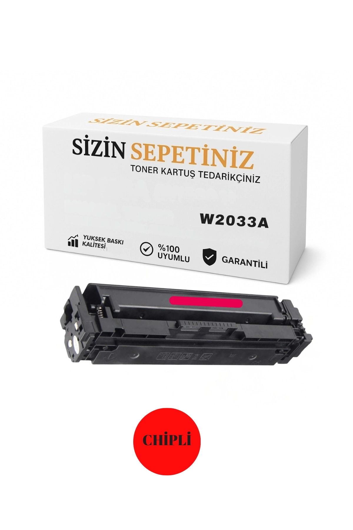 Hp 415A-W2033A Kırmızı Chipli Muadil Toner