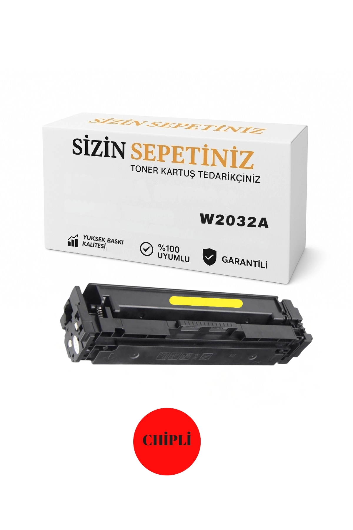 Hp Uyumlu W2032a (415A) Çipli Sarı Muadil Toner