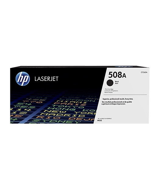 HP 508A CF360A Siyah Orijinal Toner