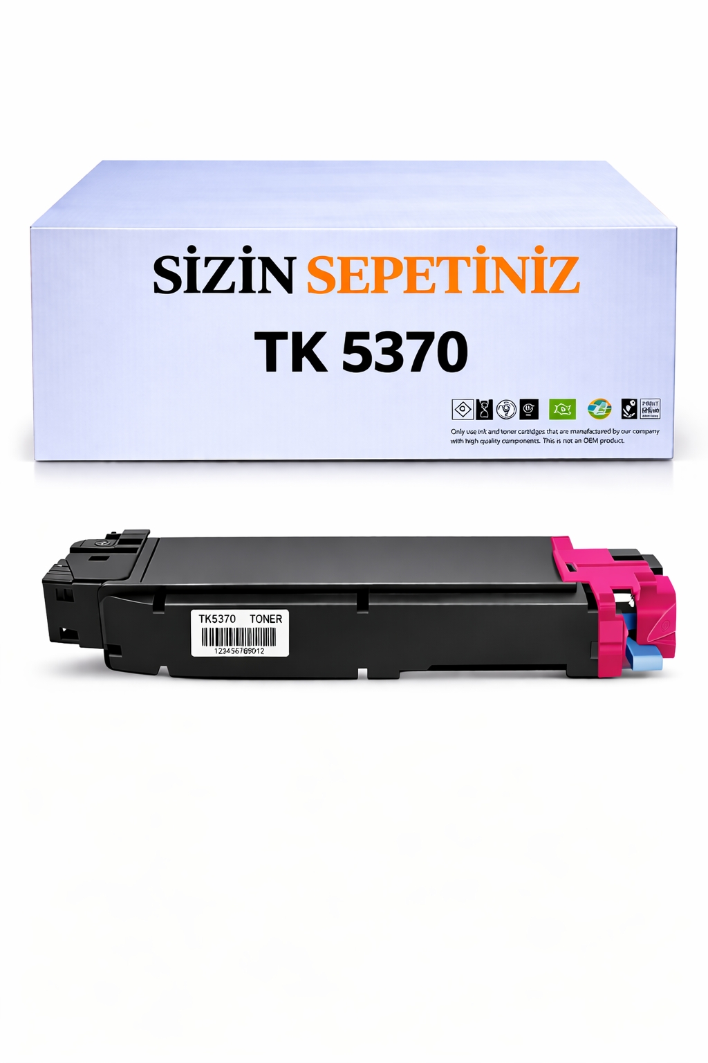 Kyocera TK-5370 - M ( MAGENTA ) KIRMIZI Muadil Toner