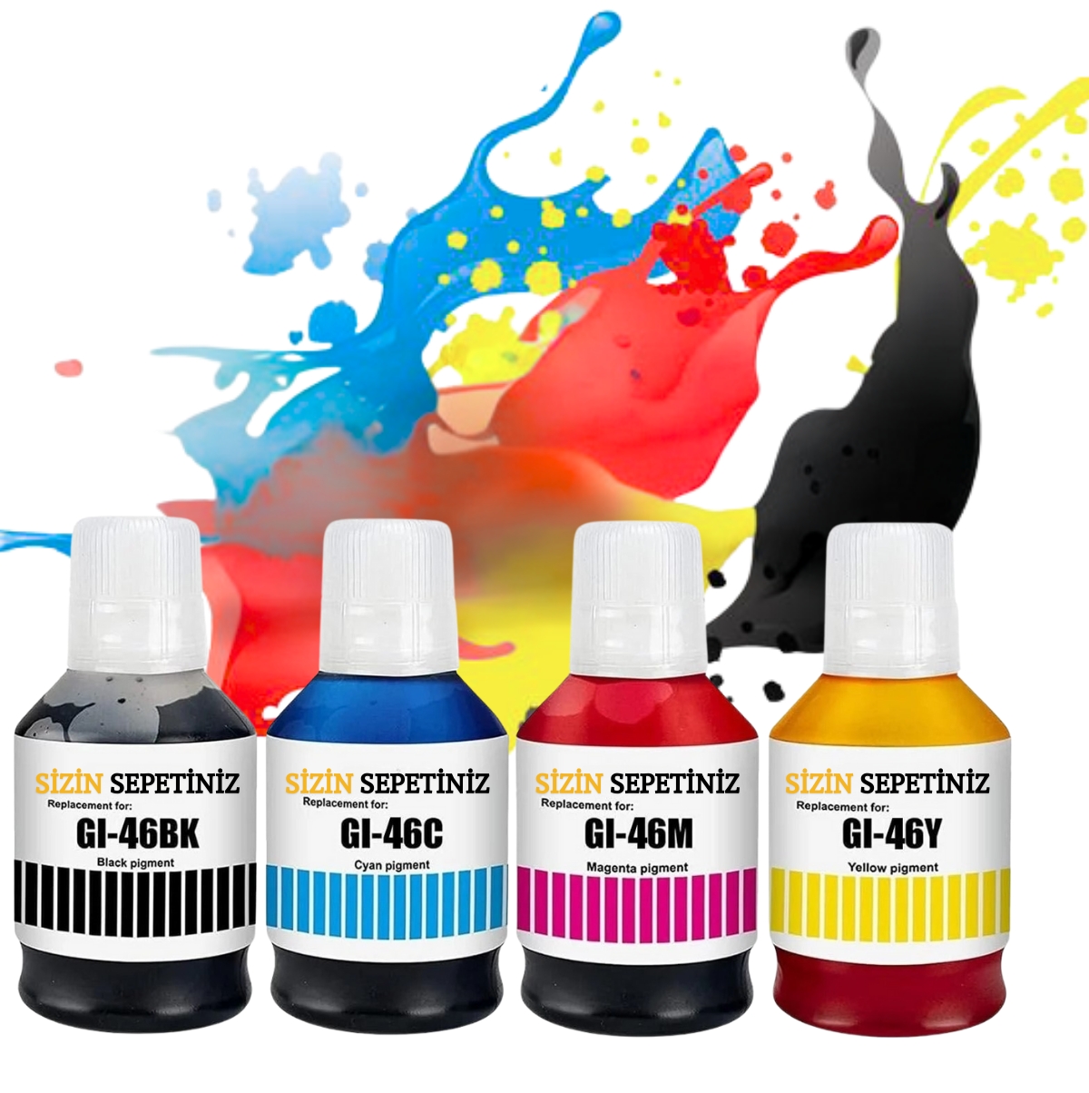 Canon%20GI-46/Canon%20Maxify%20GX3040%20Muadil%20Mürekkep%20Seti%20Avantaj%20Paket