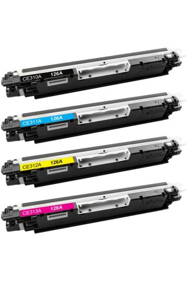 Hp LaserJetPro100Color MFP M175a Muadil 4Renk 126A