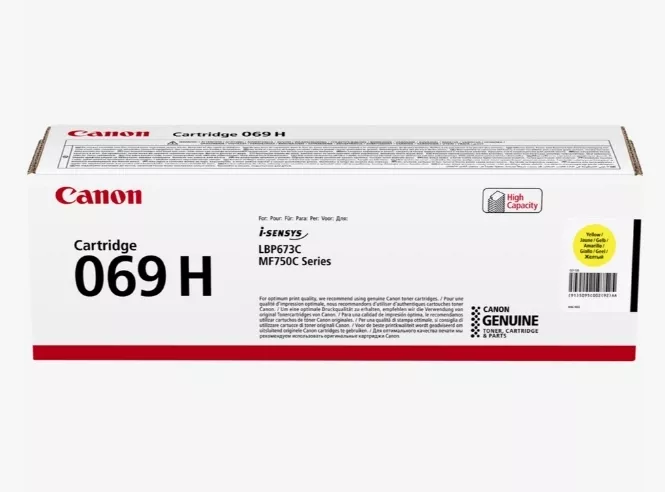 Canon CRG-069H 5095C002 Sarı Orijinal Toner