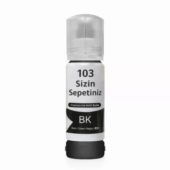 premium ink Epson 103 Siyah Muadil Mürekkep 65 ml