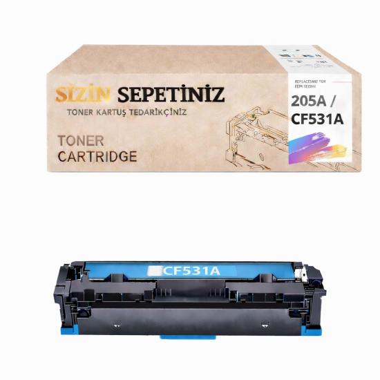 Hp 205A / CF531A / M154 / M180 / M181 Mavi Muadil Toner