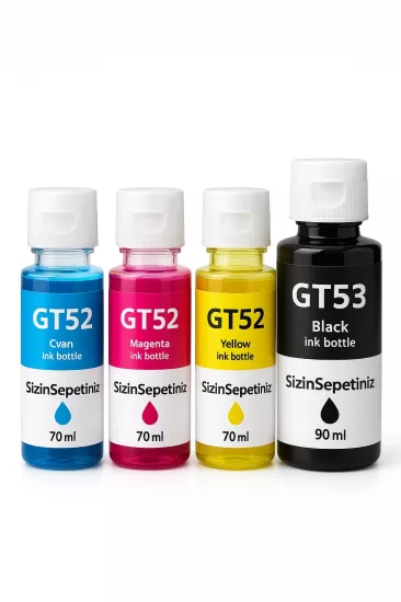 Hp P0R22A Yazıcı Uyumlu Mürekkep Takımı / Hp GT51 /GT52 Set