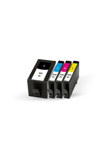 1 TAKIM- 4 ADET BK HP 934/935XL UYUMLU KARTUŞLAR