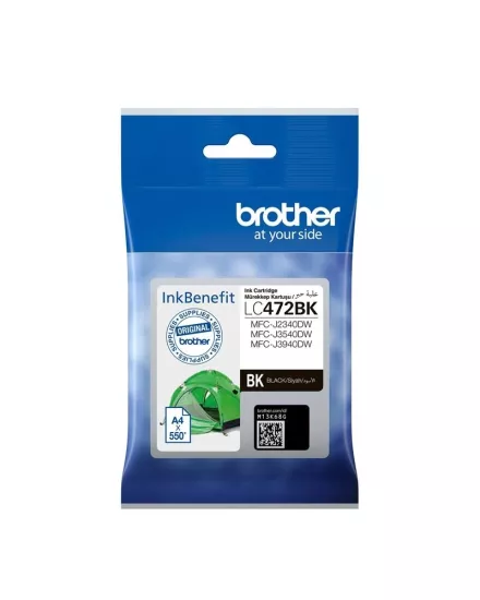Brother LC472BK Siyah Orijinal Kartuş Fiyatı