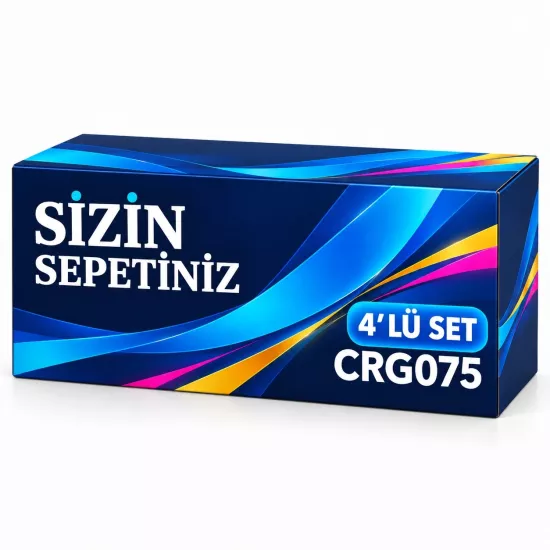 Canon CRG-075 4 Renk Muadil Toner Seti | Sizin Sepetiniz