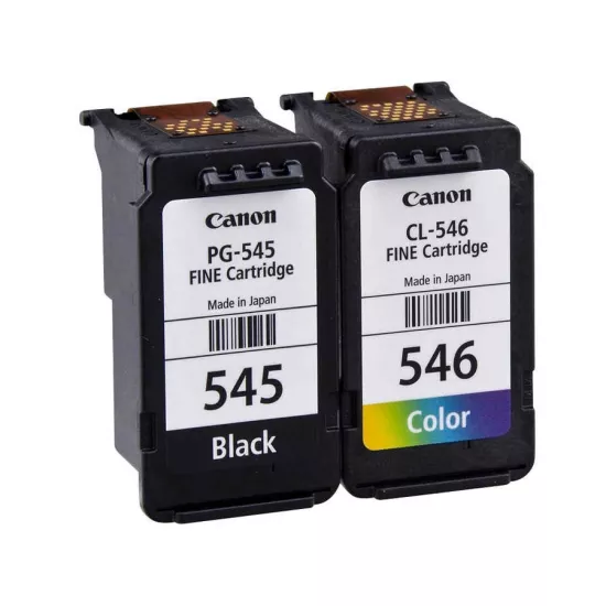Canon PG-545 + CL-546 Renkli + Siyah 2’li Set Kartuş