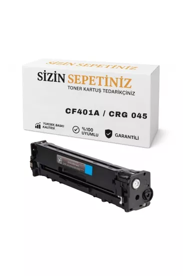 HP CF401A (201A) Mavi Toner - M252dw M252n M274n M277dw M277n Uyumlu