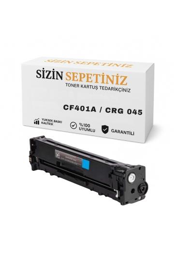 Canon CRG-045C Mavi Toner (045) Muadil | MF633 LBP611 Uyumlu Ücretsiz Kargo