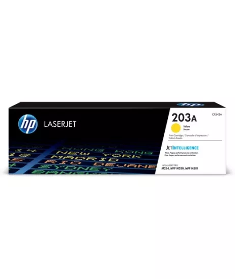 HP 203A CF542A Sarı Orijinal Toner
