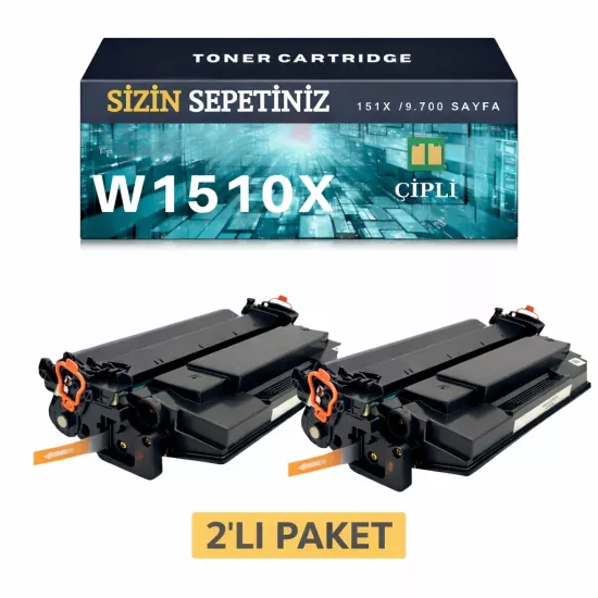 Hp 151X W1510x Muadil Toner - Çipli 2’Li Paket / 4003Dn / 4003Dw / 4003N / Mfp 4103 / 4103Fdn