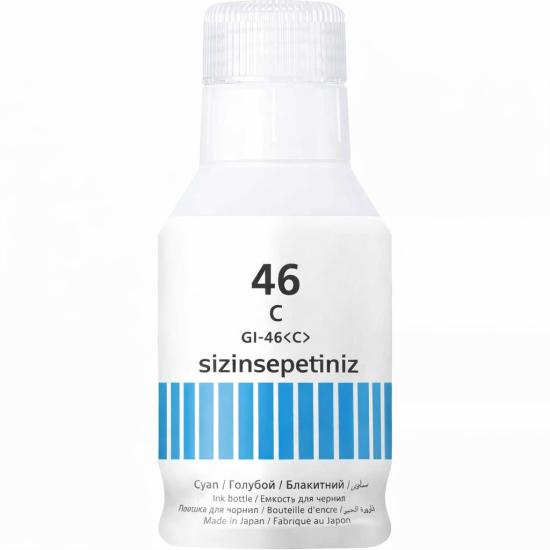 Canon Uyumlu Gı-46 Mavi Mürekkep