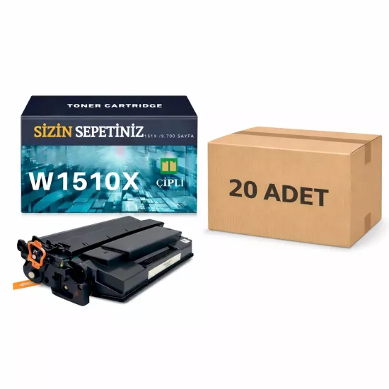 Hp 151X W1510x Muadil Toner - Çipli 1 Koli 20’Li / 4003Dn / 4003Dw / 4003N / Mfp 4103 / 4103Fdn