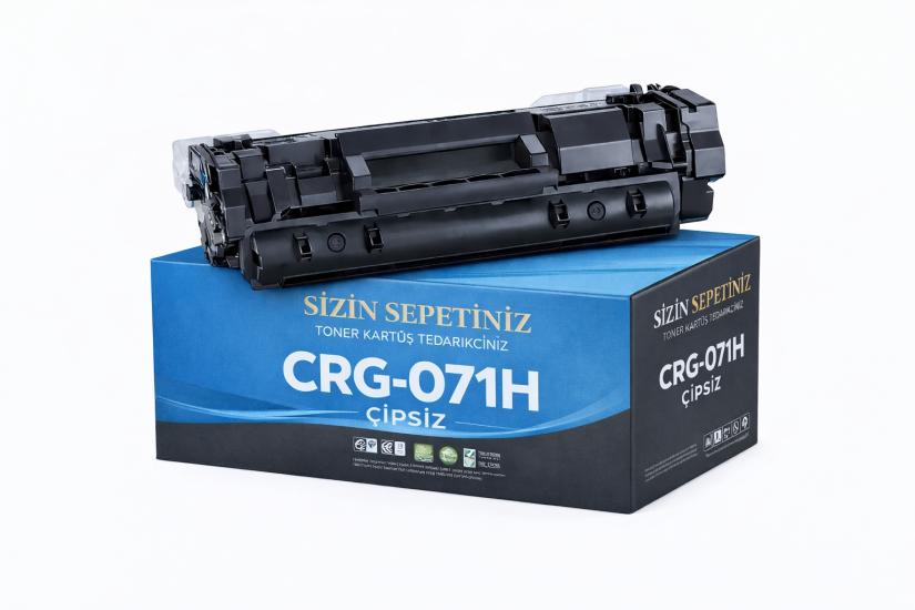Canon CRG 071H / 5646C002AA Çipsiz Muadil Toner - 2500 Sayfalık