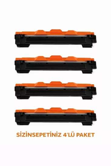 Brother Tn-1040 Muadil Toner 4’Lü Ekonomik Paket / Hl-1211/Dcp-1510/Hl-1110/Mfc-1810/Mfc-1910