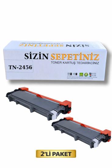 Brother TN-2456 Muadil Toner - 3000 Sayfalık - 2’li Avantaj Paket