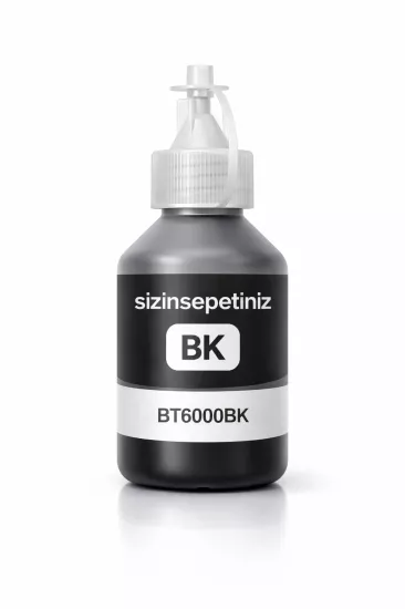 Brother Uyumlu BT6000 BTD100 Siyah Muadil Mürekkep, 100ML, DCP-T300, T500W, T510W, T520W, T720DW, HL-T4000DW ile Uyumlu