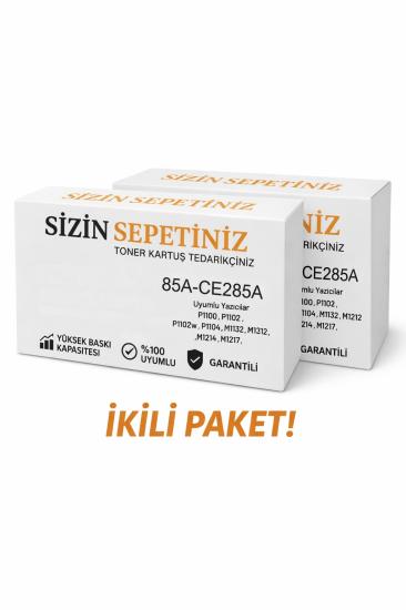 Hp 285A (85A) Laserjet Pro P1102 Muadil Sıfır Toner (2 Adet)