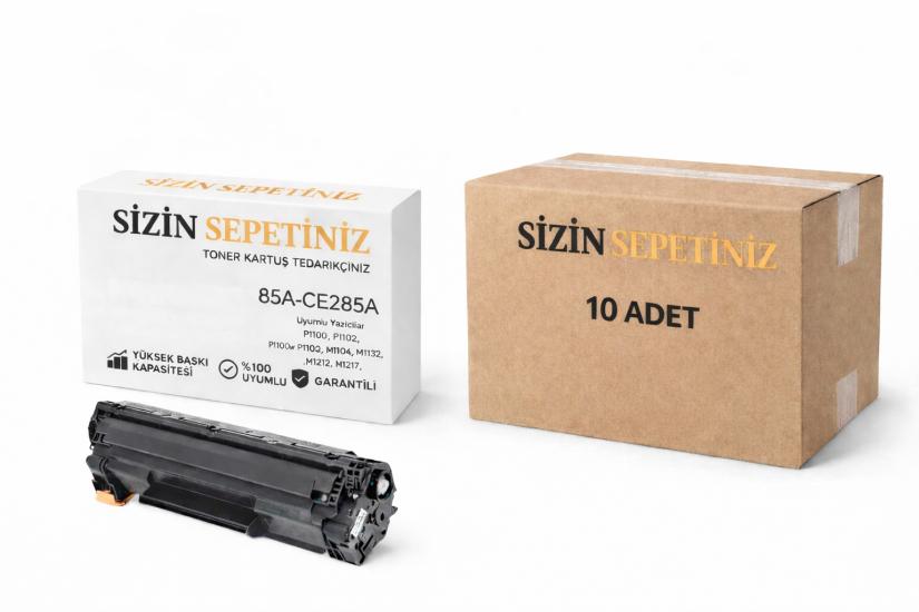 HP CB436A/CRG725/CE285A/CRG712 10 ADET 285A MUADİL TONER