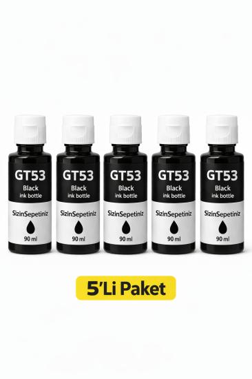 HP GT53XL DeskJet GT-5811 5’Li Siyah Mürekkep