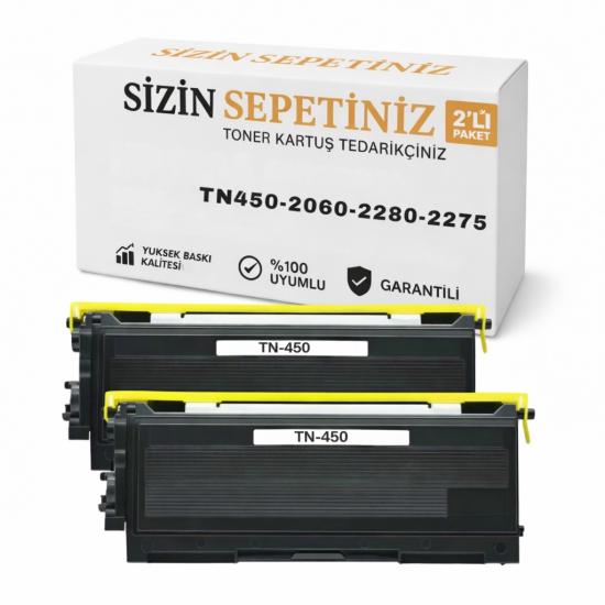 Brother TN-450 Muadil Toner - 2’li Avantaj Paket