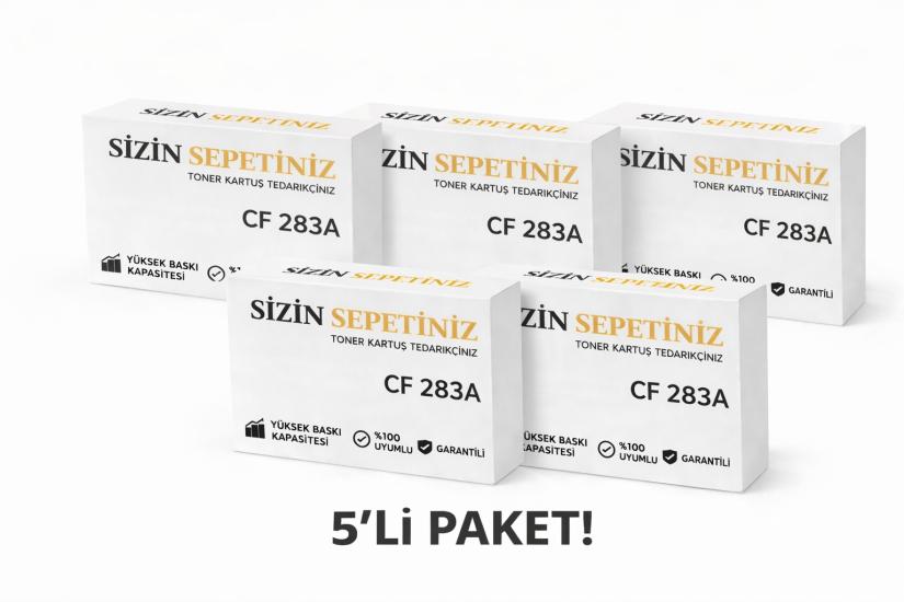 Hp Cf283a / 83a Ekonomik Avantajlı 5’li Paket