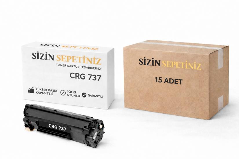 1 KOLİ (TOPTAN 15 adet) CANON CRG 737 UYUMLU MUADİL TONER